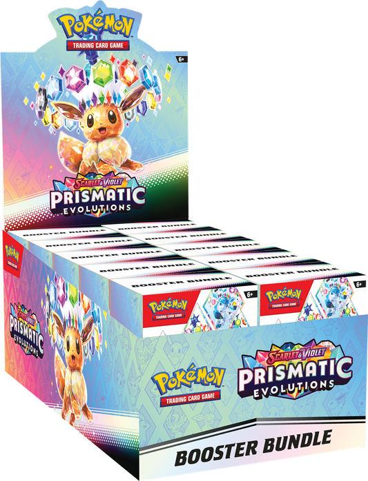 Pokémon Scarlet & Violet Prismatic Evolutions Booster Bundle Pre-Order