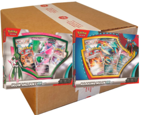 Pokémon Roaring Moon/Iron Valiant EX Box Case (3/3 Stuks)