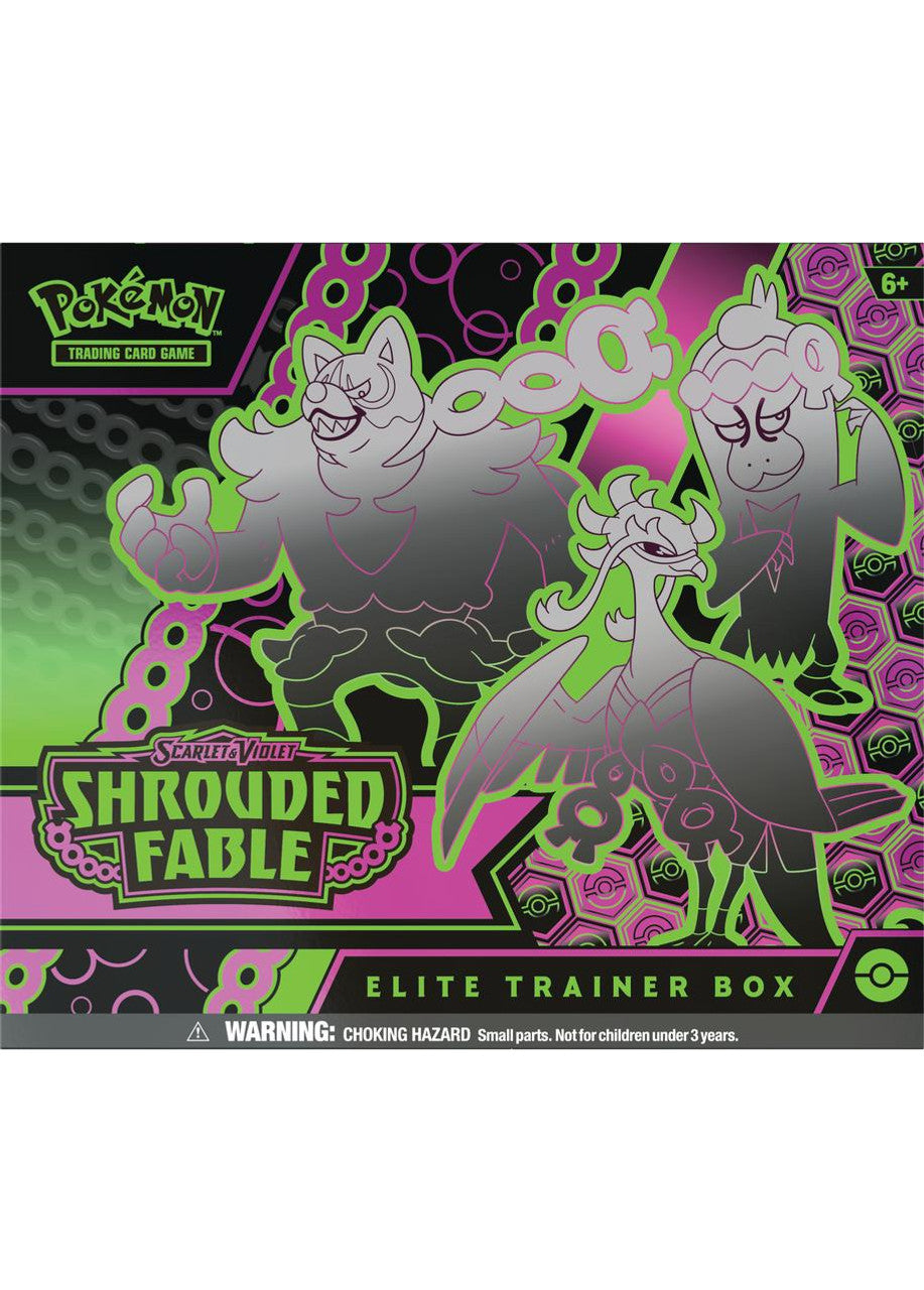 Pokémon Scarlet & Violet Shrouded Fable Elite Trainer Box Case